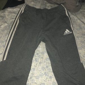 Grey adidas sweats